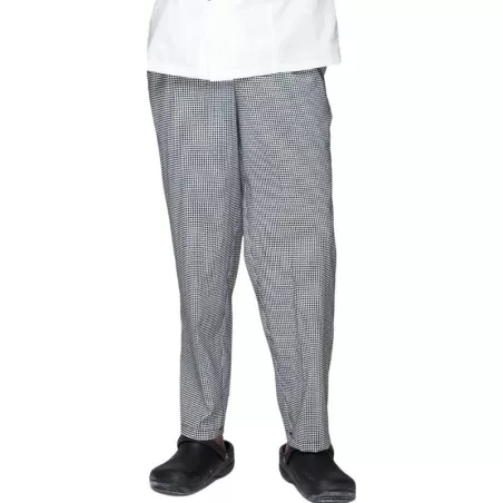 Pantalon de Chef  de Cuadros Pequenos Talla M CHECKEDOUT U202C8500H-M