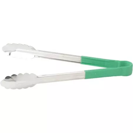 Pinza de Acero Inoxidable de 12 pulgadas de Mango de Color Verde MASTER CHEF UT-12GR