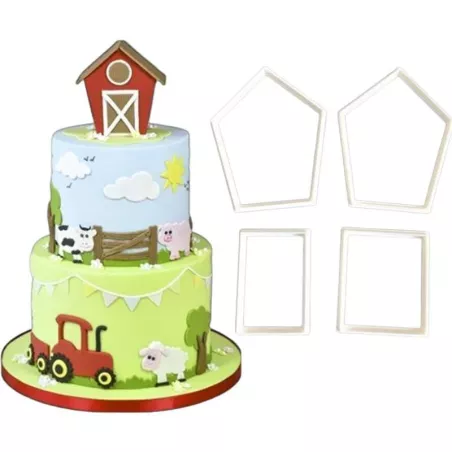 Marcador para Crear Casita de Fondant, Set 4 Unidades MASTER CHEF 0760801