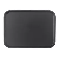 Azafate de Polipropileno de 14 x 18 Pulgadas, Color Negro THUNDER PLFFT1418BK