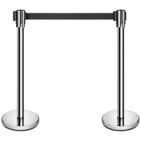 Barrera de Acero Inoxidable de 36 Pulgadas con Correa MASTER CHEF CCS-36SS