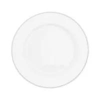 Plato Redondo de Porcelana de Borde Ancho 7 Pulgadas Blanco ARNI S0003