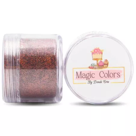 Diamantina Comestible Cafe de 10 Gramos MAGIC COLORS 7443006010438