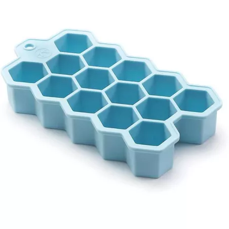 Bandeja para Hielo, Forma de Cubo Hexagonal Mediano de 14 Cavidades OUTSET B262