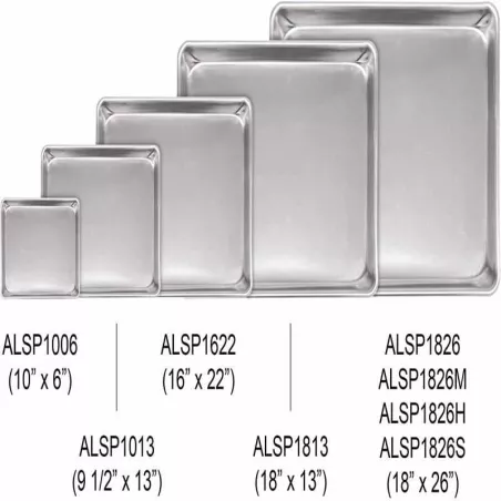 Bandeja de Aluminio de 16 x 22 Pulgadas THUNDER ALSP1622