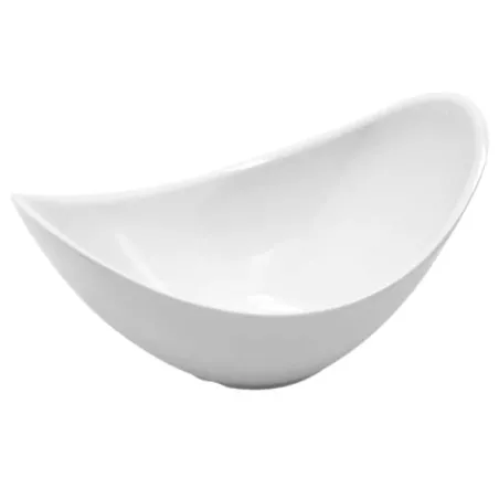 Bowl de Melamina de 30 x 18 x 11 Centimetros de Color Blanco MASTER CHEF C228