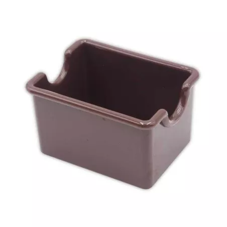 Recipiente Plastico para Sobres de Azucar de Color Cafe MASTER CHEF SPH-BR