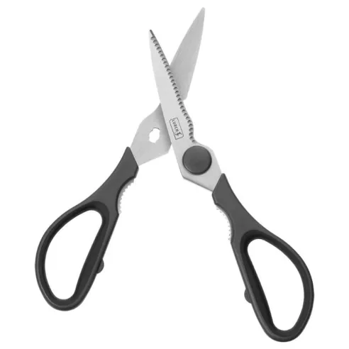 Tijera para Cocina de Acero Inoxidable con Mango Negro LURCH 00010019
