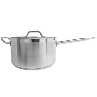 Olla Salsera de Acero Inoxidable con Tapa de 10 Cuartos THUNDER SLSSP4100