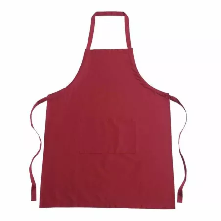 Delantal Burgundy 25.5 x 35 Pulgadas MASTER CHEF BAP-BU
