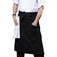 Delantal Medio de Color Negro CHECKEDOUT U302S0100A