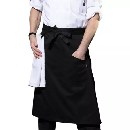 Delantal Medio de Color Negro CHECKEDOUT U302S0100A