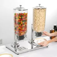 Dispensador de Cereal de 2 Compartimientos de 8 Litros MASTER CHEF 4650355 2