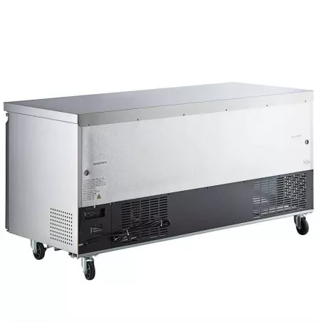 Mesa Undercounter Refrigerada 3 Puertas de Acero Inoxidable 72 Pulgadas U-STAR UUC-72R-E-HC