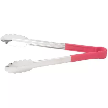 Pinza de Acero Inoxidable de 16 Pulgadas, Color Rojo  MASTER CHEF UT-16RD