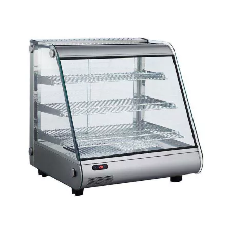 Urna Caliente de 3 Niveles con Vidrio Inclinado de 68 x 58 x 70 Centimetros QUANTUM PRO HDC130