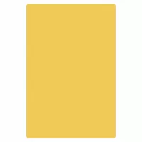 Tabla de Picar de Polietileno de 18 x 24 Pulgadas, Color Amarilla THUNDER PLCB241805YW