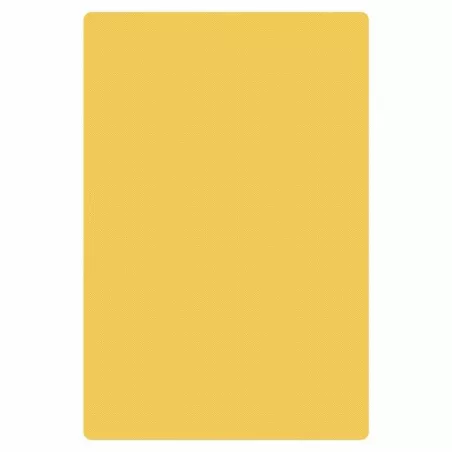 Tabla de Picar de Polietileno de 18 x 24 Pulgadas, Color Amarilla THUNDER PLCB241805YW