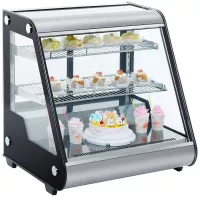 Vitrina Refrigerada 3 Niveles 70 x 58 x 68 Centimetros QUANTUM PRO RDC130H