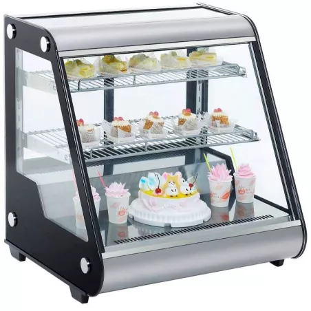 Vitrina Refrigerada 3 Niveles 70 x 58 x 68 Centimetros QUANTUM PRO RDC130H