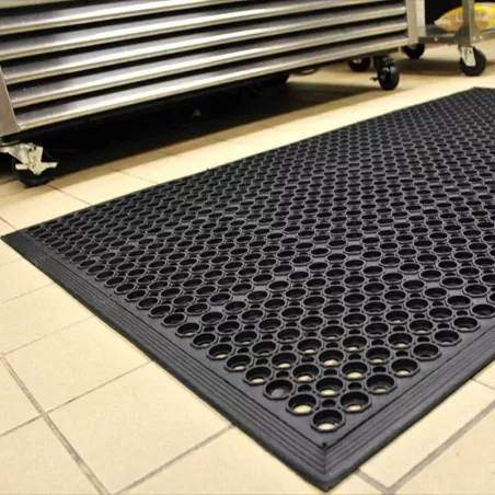Alfombra de Cocina de Color Negro de 36 x 60 x 3/8 Pulgadas MASTER CHEF FMS-35B