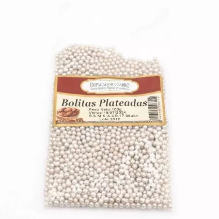 Confitillo Bolitas Plateadas de 100 Gramos   MAGIC COLORS 7443006008114