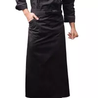 Delantal Medio Ejecutivo de Color Negro CHECKEDOUT U316S0100A