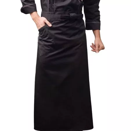 Delantal Medio Ejecutivo de Color Negro CHECKEDOUT U316S0100A