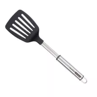 Espatula Ranurada de Nylon con Mango de Acero Inoxidable de 35 Centimetros TESCOMA 428302