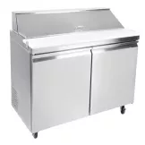 Mesa de Preparacion 2 Puertas de Acero Inoxidable 154 Centimetros U-STAR SCL2-60-E-HC