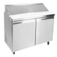 Mesa de Preparacion 2 Puertas de Acero Inoxidable 154 Centimetros U-STAR SCL2-60-E-HC