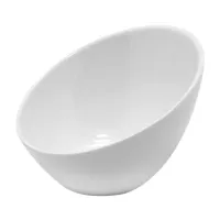 Bowl Colmena Inclinado de Melamina de 7.5 Pulgadas, Color Blanco  MASTER CHEF C127