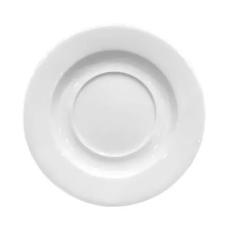 Plato Sopero de Porcelana 16.5 Centimetros Blanco ARNI C1836