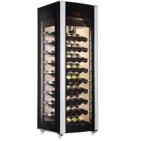 Cava de Vinos para 81 Botellas de Puerta Curva QUANTUM PRO CV81