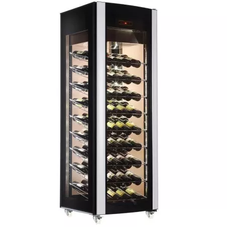 Cava de Vinos para 81 Botellas de Puerta Curva QUANTUM PRO CV81