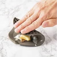 Tapete de Silicon Redondo de 5.5 Pulgadas de Color Gris, Set de 2 Unidades PROGRESSIVE PS-78SETGY 2