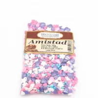 Confitillo con Diseno de Corazones, Estrellas y Perlas, 100 Gramos, Color Variado MAGIC COLORS 7443006008688