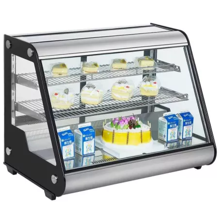 Vitrina Refrigerada de 3 Niveles de 88 x 58 x 68 Centimetros QUANTUM PRO RDC160H