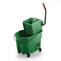 Carrito Escurridor  de 35 Cuartos, Color Verde RUBBERMAID FG758888GRN