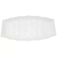 Plato Bambu de Porcelana 20 Pulgadas Blanco ARNI C0652 2