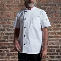 Gabacha De Chef Clasica De Manga Corta, Talla XL CHECKEDOUT CU106D0200A-XL