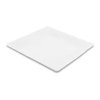 Plato Cuadrado de Porcelana 9-3/4 Pulgadas Blanco CATER MAX 17104