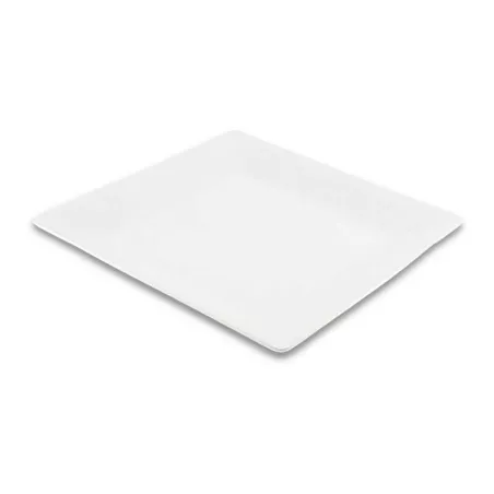 Plato Cuadrado de Porcelana 9-3/4 Pulgadas Blanco CATER MAX 17104