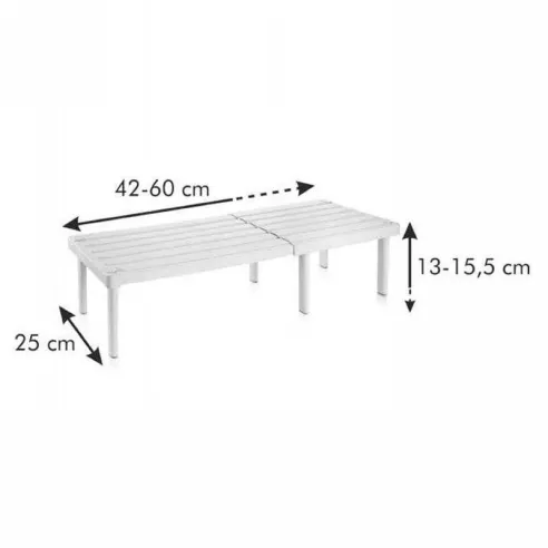 Estante para Cocina Ajustable de 42 a 60 Centimetros TESCOMA 899486