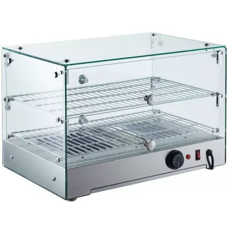 Urna Caliente Recta de 2 Niveles de 56 x 36 x 38 Centimetros QUANTUM PRO HDR250C