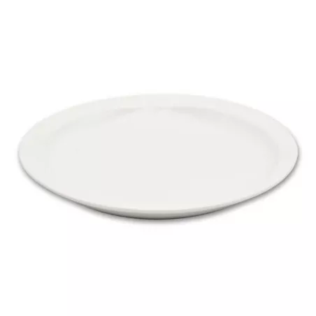 Plato Redondo de Porcelana de Borde Delgado 7 Pulgadas Blanco ARNI S4850