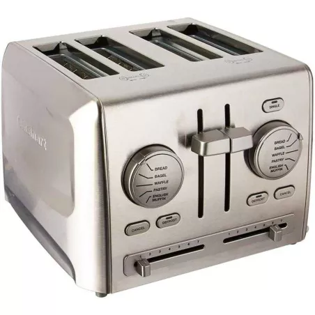 Tostador de 4 Rebanadas de Acero Inoxidable de 900 Watts CUISINART CPT-640P1