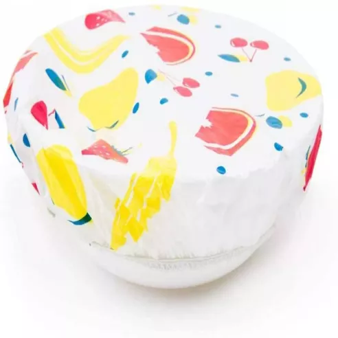 Cobertores Transparentes para Tazones Diseno de Frutas, Set de 6 Piezas FOX RUN BRANDS 5285