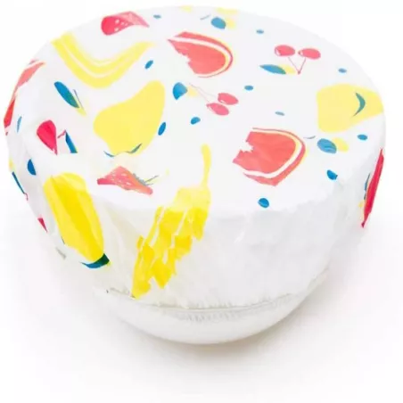 Cobertores Transparentes para Tazones Diseno de Frutas, Set de 6 Piezas FOX RUN BRANDS 5285