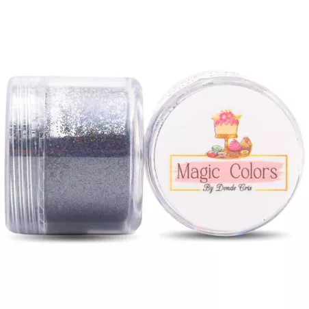 Diamantina Comestible Negro de 10 Gramos MAGIC COLORS 7443006010445